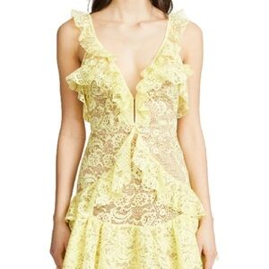 For Love and Lemons Lace Minidress
